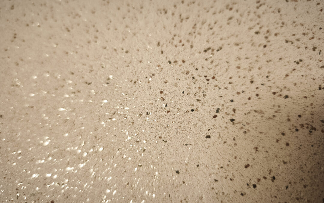 Lehmputz mit Glimmer